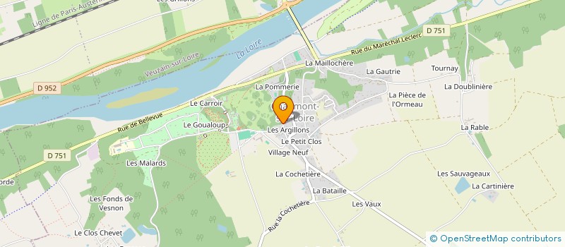 localisation de l'entreprise MONSIEUR BERTRAND DEMOLY à CHAUMONT-SUR-LOIRE