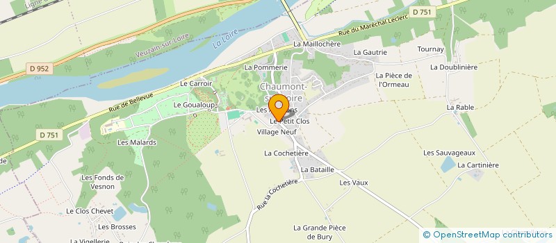 localisation de l'entreprise MONSIEUR BERTRAND DEMOLY à CHAUMONT-SUR-LOIRE