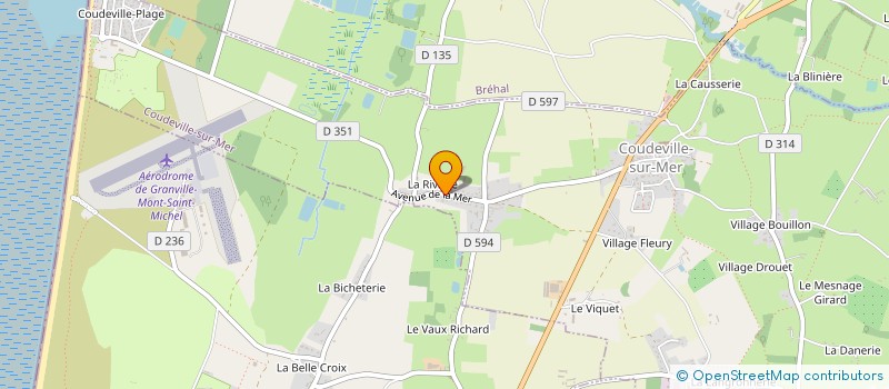 localisation de l'entreprise MONSIEUR BERTRAND DENIE à COUDEVILLE-SUR-MER