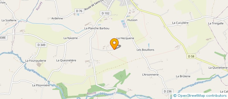 localisation de l'entreprise MONSIEUR BERTRAND DENIER DAPRIGNY  RONCEY