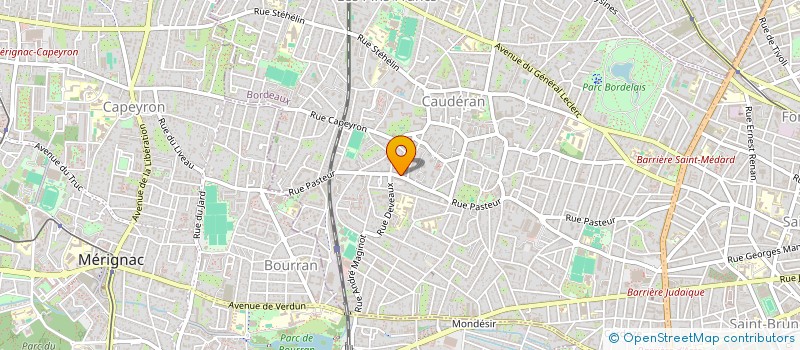 localisation de l'entreprise MONSIEUR BERTRAND DEPAIRE  BORDEAUX