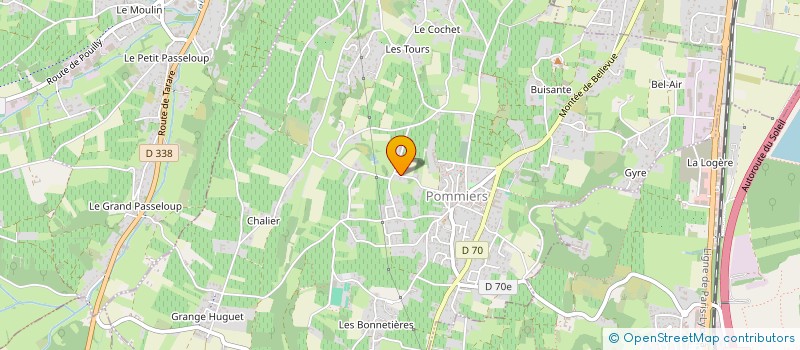 localisation de l'entreprise MONSIEUR BERTRAND DEPONDT  POMMIERS