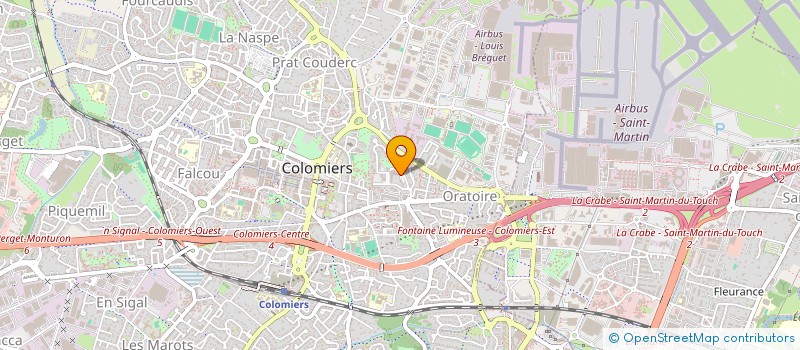 localisation de l'entreprise MONSIEUR BERTRAND DERAMECOURT  TOULOUSE