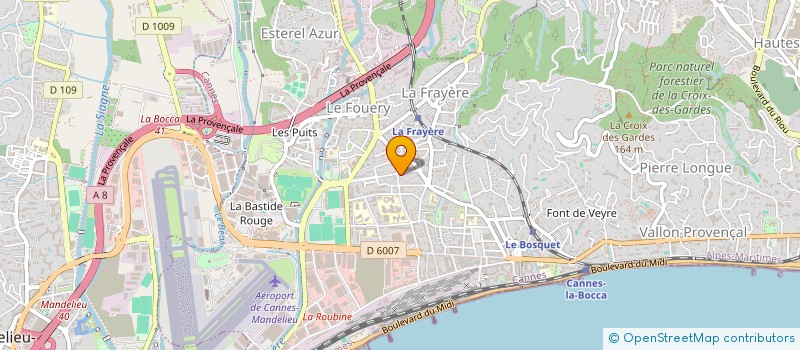 localisation de l'entreprise MONSIEUR BERTRAND DERIAC à CANNES