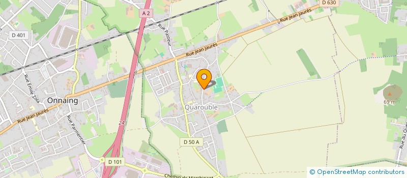 localisation de l'entreprise MONSIEUR BERTRAND DERVAUX  QUAROUBLE