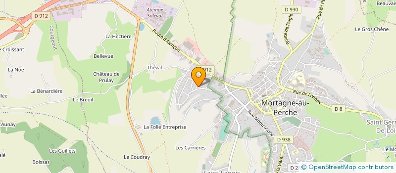 localisation de l'entreprise MONSIEUR BERTRAND DESCAMPS à MORTAGNE-AU-PERCHE