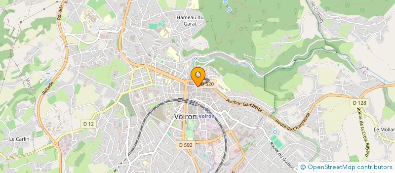 localisation de l'entreprise MONSIEUR BERTRAND DESIES à VOIRON