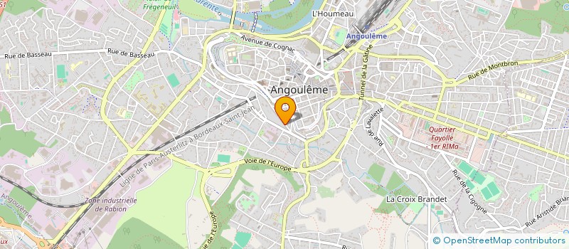localisation de l'entreprise MONSIEUR BERTRAND DESORMEAUX à ANGOULEME