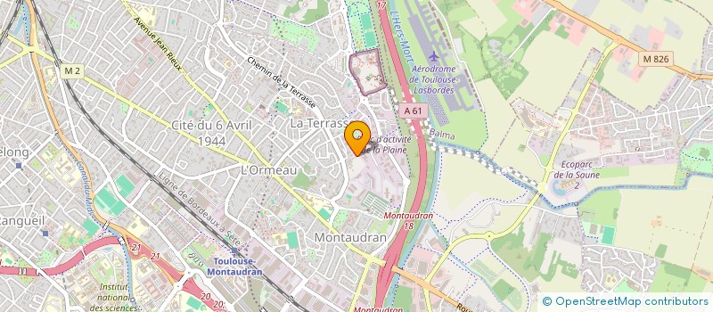 localisation de l'entreprise MONSIEUR BERTRAND DESPLATS à TOULOUSE
