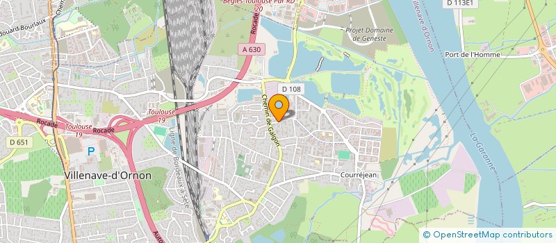 localisation de l'entreprise MONSIEUR BERTRAND DESTARAC  VILLENAVE-D'ORNON