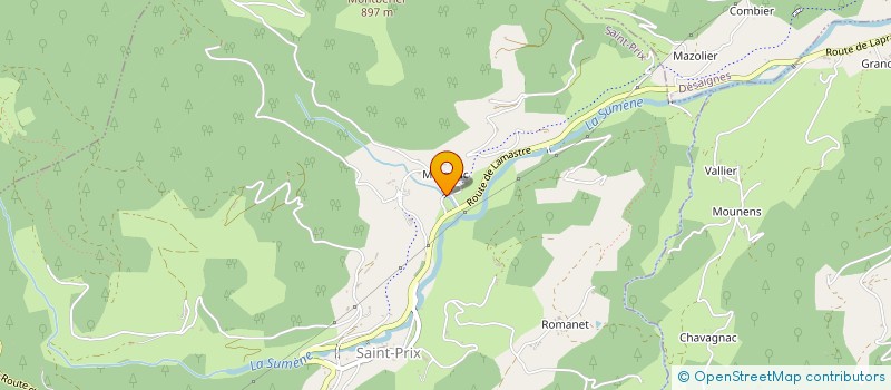 localisation de l'entreprise MONSIEUR BERTRAND DESURMONT à SAINT-PRIX