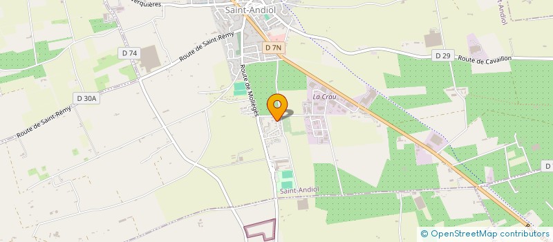 localisation de l'entreprise MONSIEUR BERTRAND DEVAUCHELLE  SAINT-ANDIOL
