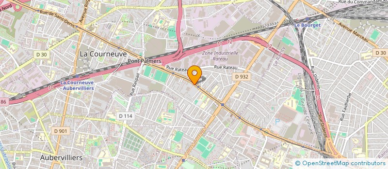 localisation de l'entreprise MONSIEUR BERTRAND DEVINEAU à LA COURNEUVE