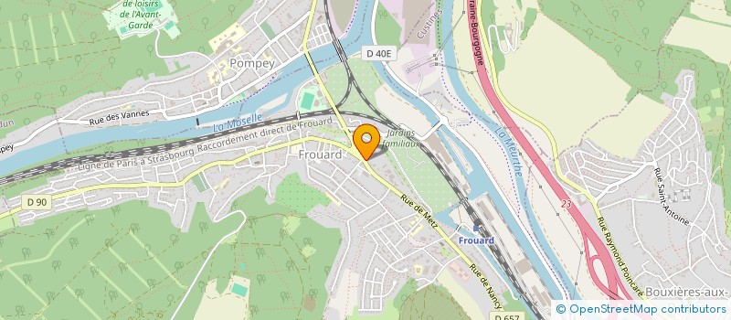 localisation de l'entreprise MONSIEUR BERTRAND DIESEL  FROUARD