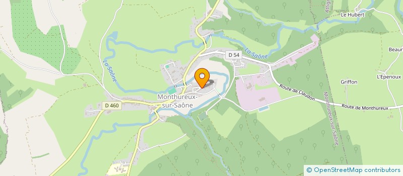localisation de l'entreprise MONSIEUR BERTRAND DION  MONTHUREUX-SUR-SAONE
