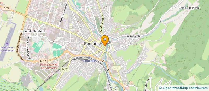 localisation de l'entreprise MONSIEUR BERTRAND DOMINE à PONTARLIER