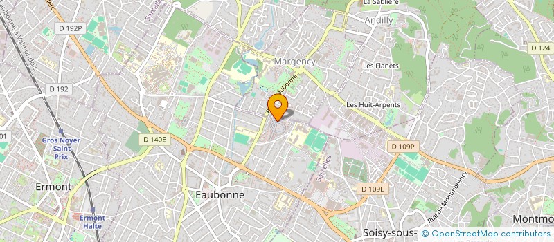 localisation de l'entreprise MONSIEUR BERTRAND DONFACK à EAUBONNE