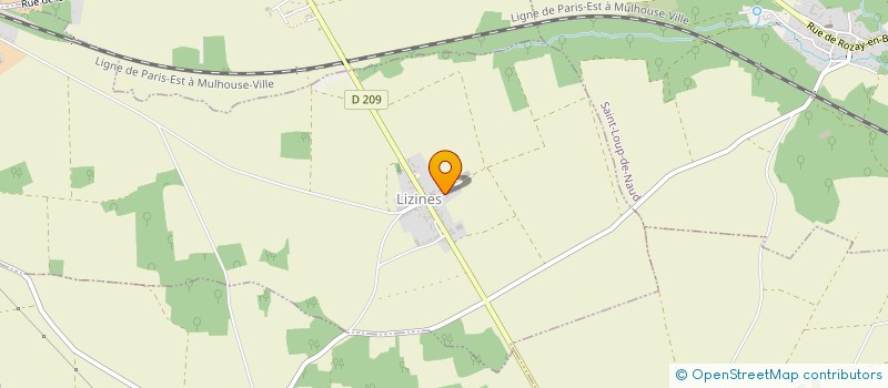 localisation de l'entreprise MONSIEUR BERTRAND DORMION  LIZINES