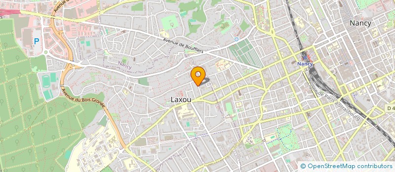 localisation de l'entreprise MONSIEUR BERTRAND DRAPIER à LAXOU