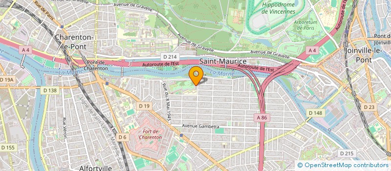 localisation de l'entreprise MONSIEUR BERTRAND DUBOIS  MAISONS-ALFORT