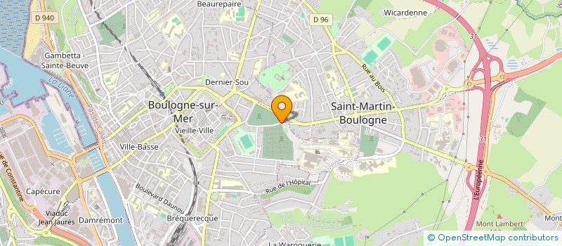 localisation de l'entreprise MONSIEUR BERTRAND DUBOIS à BOULOGNE-SUR-MER