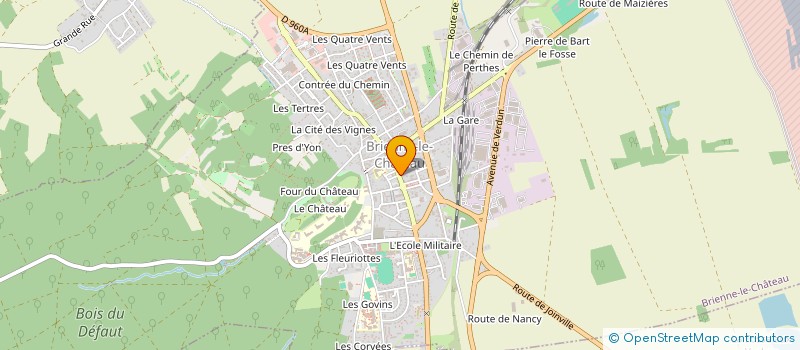 localisation de l'entreprise MONSIEUR BERTRAND DUFOUR à BRIENNE-LE-CHATEAU