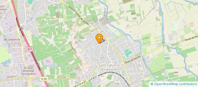 localisation de l'entreprise MONSIEUR BERTRAND DUFOUR  SAINT-SATURNIN-LES-AVIGNON