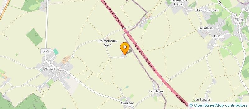 localisation de l'entreprise MONSIEUR BERTRAND DUHAMEL  DOUAINS