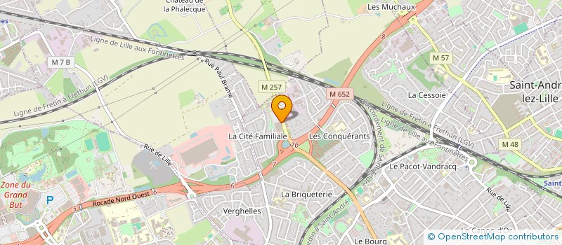 localisation de l'entreprise MONSIEUR BERTRAND DUJARDIN à LAMBERSART