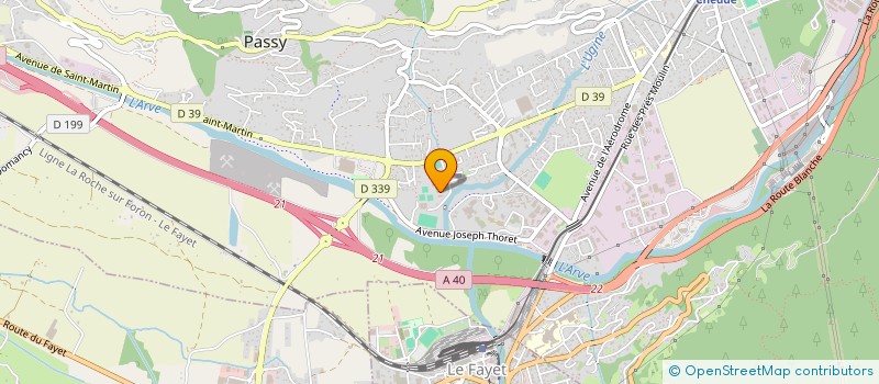 localisation de l'entreprise MONSIEUR BERTRAND DUMAS  PASSY