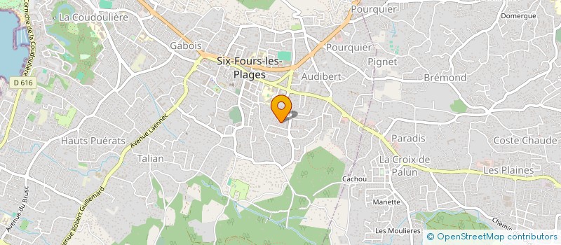 localisation de l'entreprise MONSIEUR BERTRAND DUMETZ à SIX-FOURS-LES-PLAGES