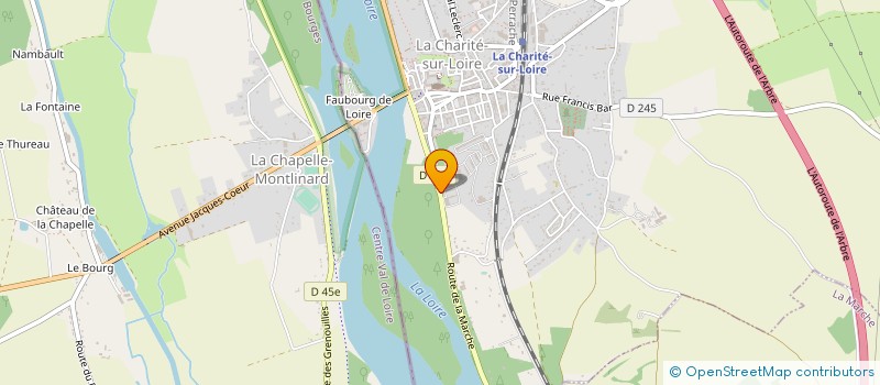 localisation de l'entreprise MONSIEUR BERTRAND DUMOULIN à LA CHARITE-SUR-LOIRE