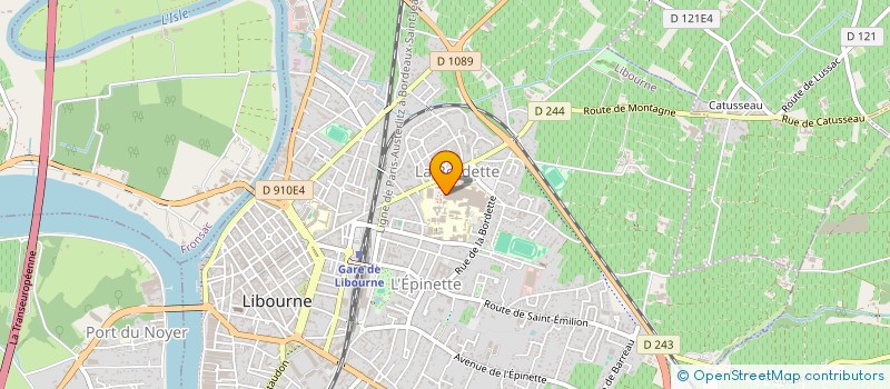 localisation de l'entreprise MONSIEUR BERTRAND DUNET à BORDEAUX
