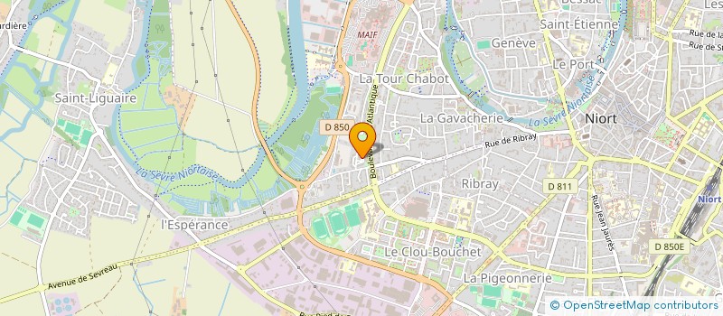 localisation de l'entreprise MONSIEUR BERTRAND DUPEUX à NIORT