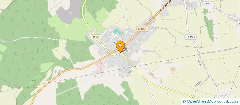 localisation de l'entreprise MONSIEUR BERTRAND DUPONT  ARCEY