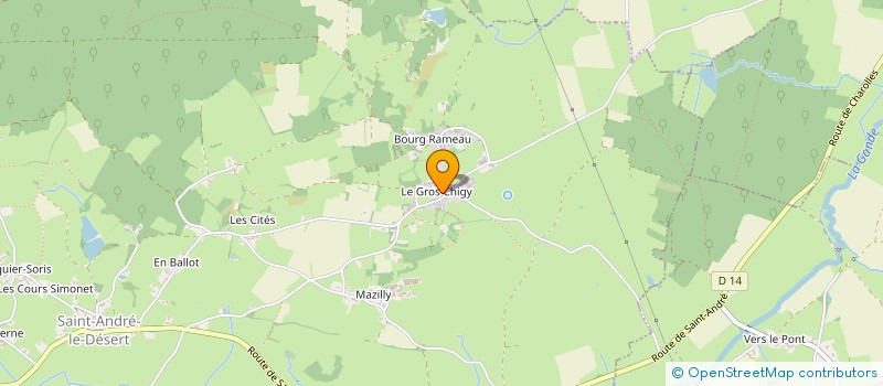 localisation de l'entreprise MONSIEUR BERTRAND DURAND  SAINT-ANDRE-LE-DESERT