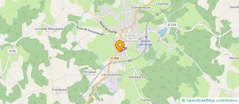 localisation de l'entreprise MONSIEUR BERTRAND DURANT DE SAINT ANDRE  USSON-EN-FOREZ