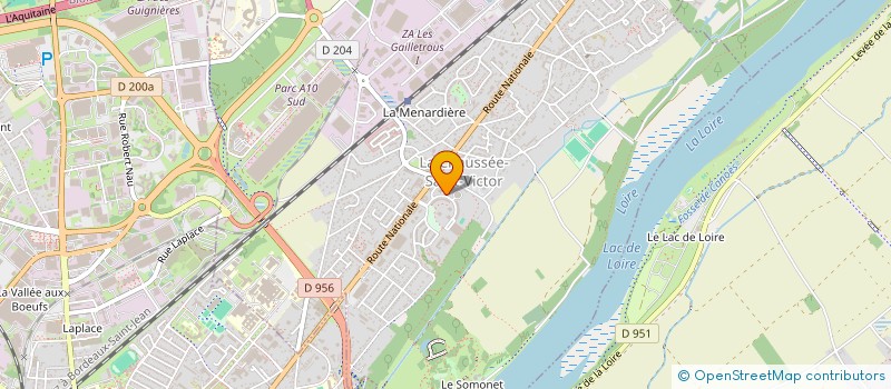 localisation de l'entreprise MONSIEUR BERTRAND DUSAUTHOI  LA CHAUSSEE-SAINT-VICTOR