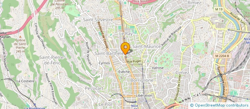 localisation de l'entreprise MONSIEUR BERTRAND ENDAYA à NICE