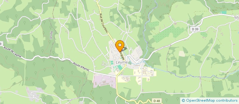 localisation de l'entreprise MONSIEUR BERTRAND ENGELIBERT  AYNAC