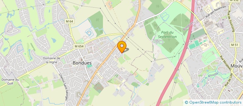 localisation de l'entreprise MONSIEUR BERTRAND EVAIN  BONDUES