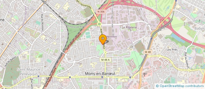 localisation de l'entreprise MONSIEUR BERTRAND EVELIN  MONS-EN-BARUL