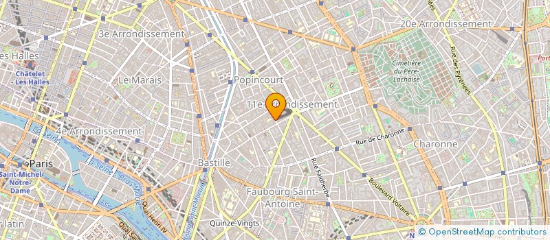 localisation de l'entreprise MONSIEUR BERTRAND EXERTIER  PARIS