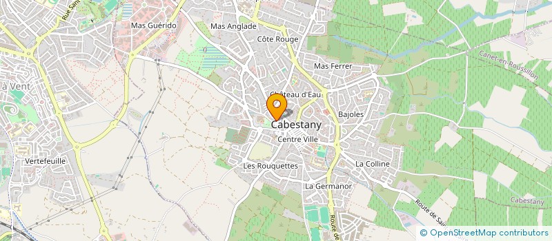 localisation de l'entreprise MONSIEUR BERTRAND FABRE  CABESTANY