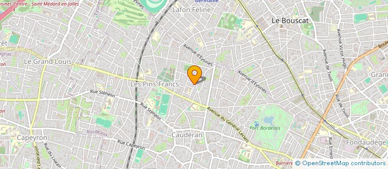 localisation de l'entreprise MONSIEUR BERTRAND FABRE  BORDEAUX