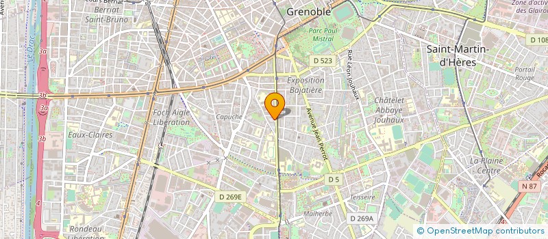 localisation de l'entreprise MONSIEUR BERTRAND FAITG à GRENOBLE