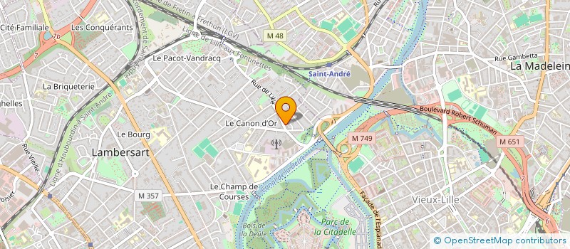 localisation de l'entreprise MONSIEUR BERTRAND FAUQUET à LAMBERSART