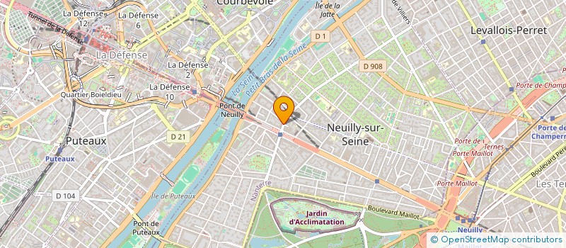 localisation de l'entreprise MONSIEUR BERTRAND FAVATIER à NEUILLY-SUR-SEINE