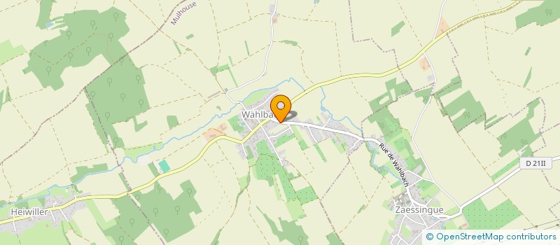 localisation de l'entreprise MONSIEUR BERTRAND FAWER  WAHLBACH