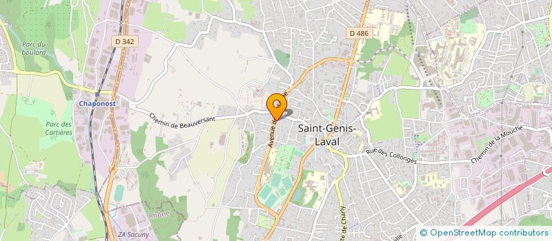 localisation de l'entreprise MONSIEUR BERTRAND FAYOLLE  LYON